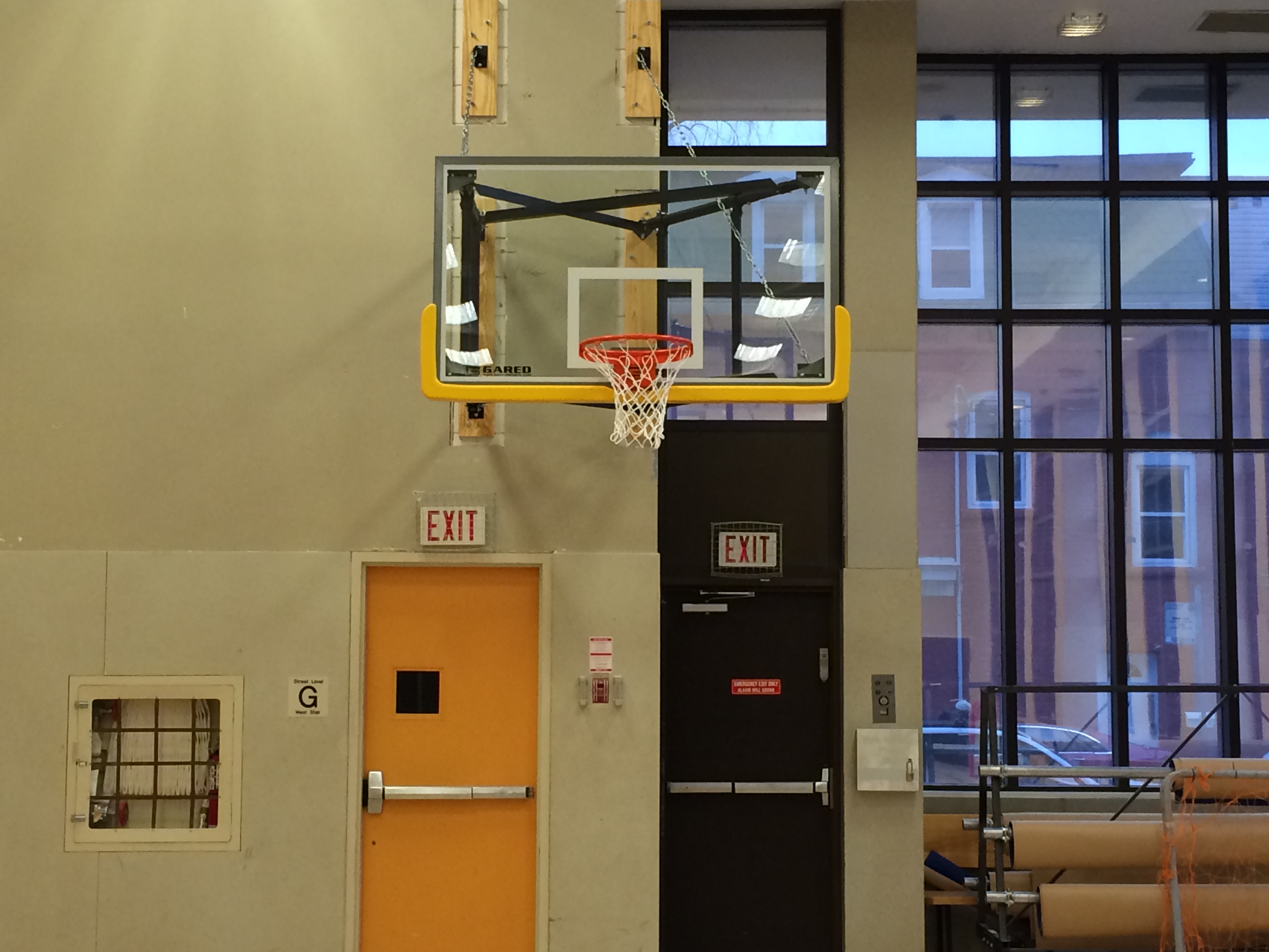 A New Basketball Backstop Solution for The Michener Institute
