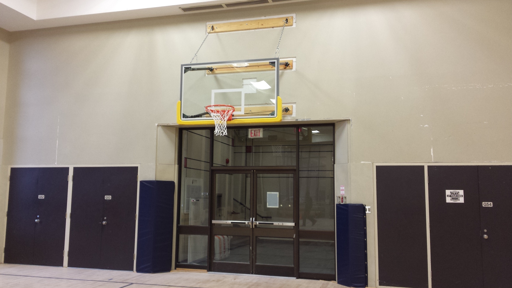 A New Basketball Backstop Solution for The Michener Institute