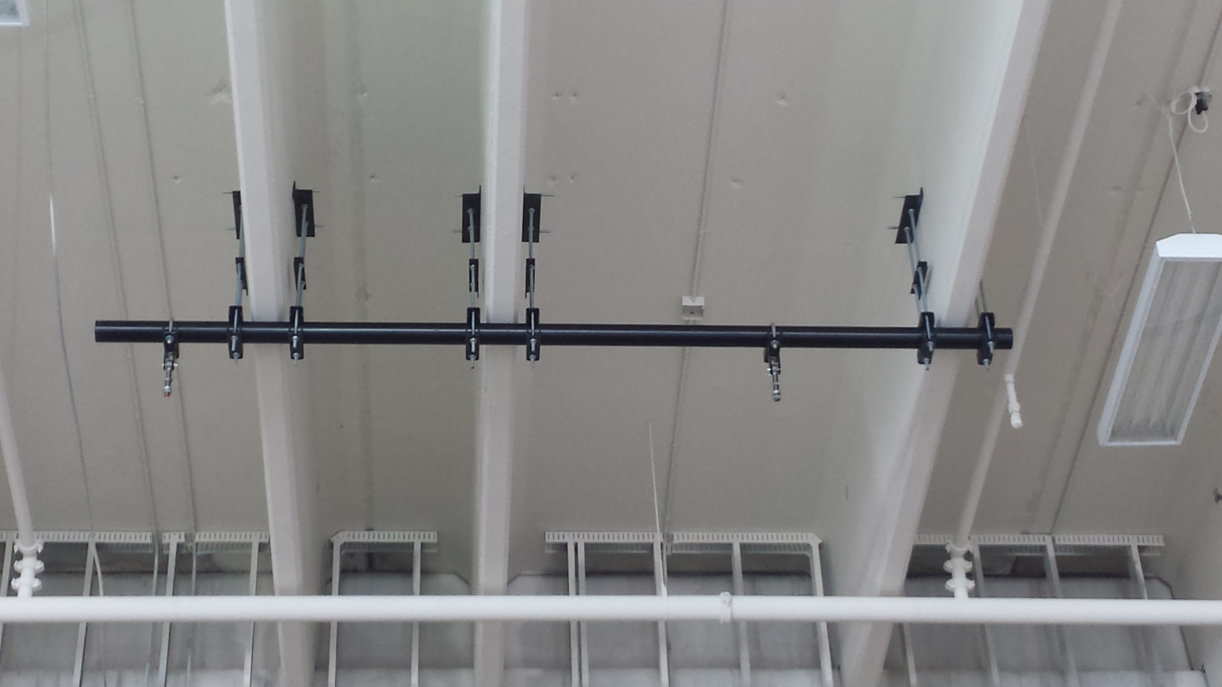 Custom CeilingSuspended Basketball Nets for Life Time Athletic