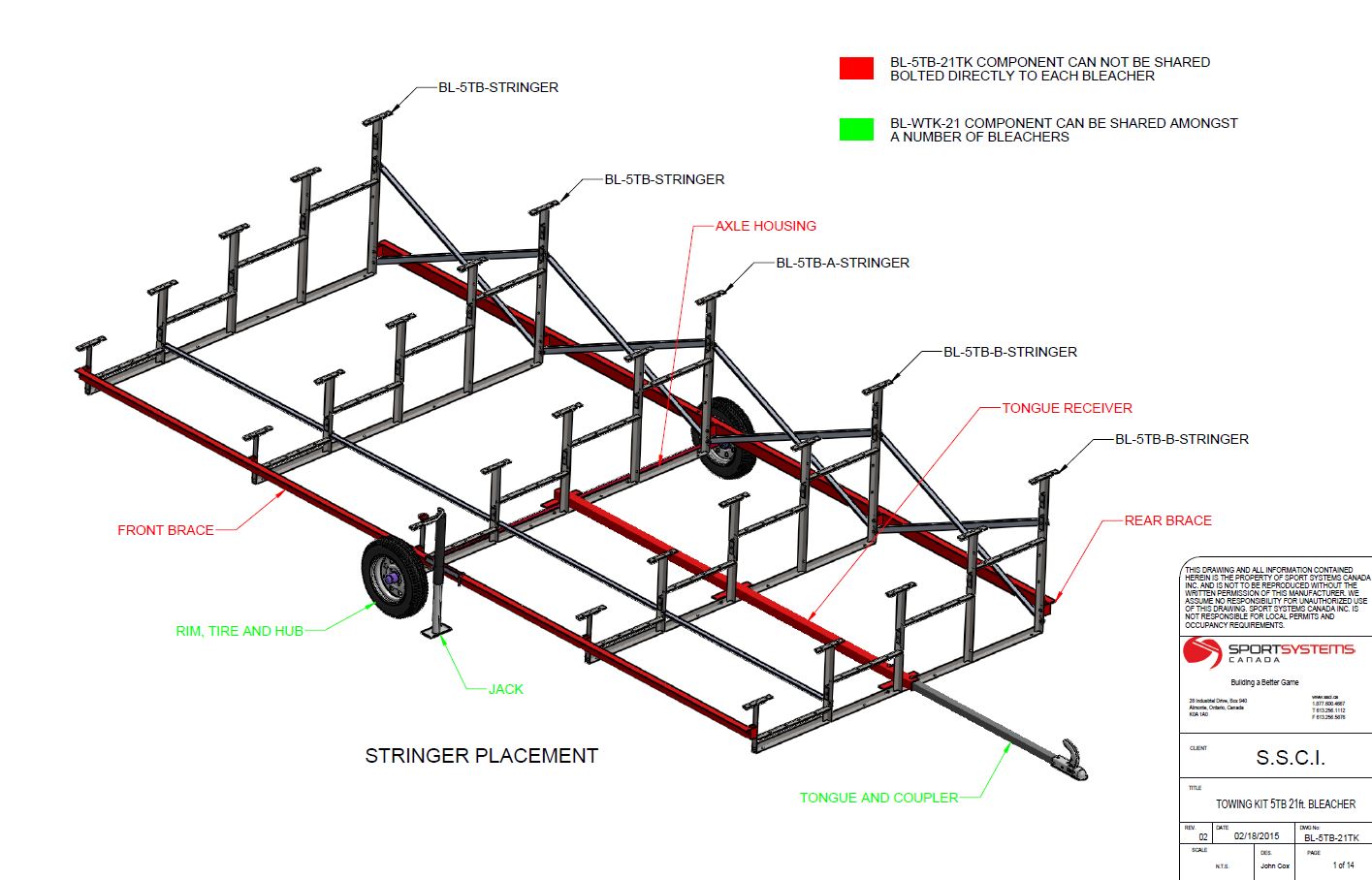 Make Your Bleachers Mobile with a Versatile Tow Kit