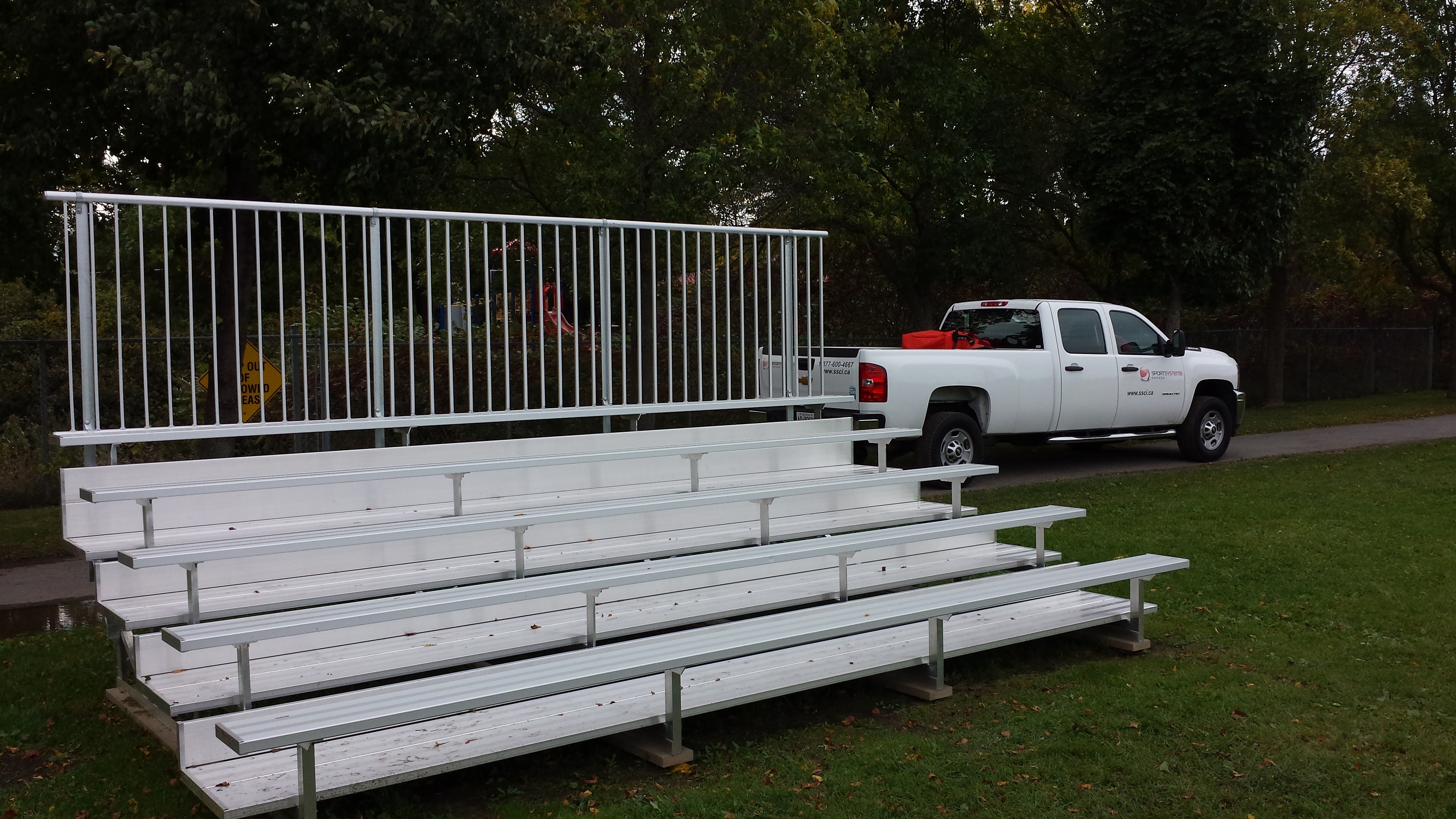 When You Should Add Sleepers to Your Outdoor Bleacher System