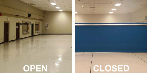 Arnprio-Nick-Smith-Centre-Gym-Divider-Curtains-Open-and-Closed