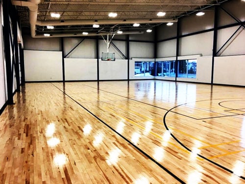 Complete Basketball and Volleyball Systems for the Bramalea Baptist Church