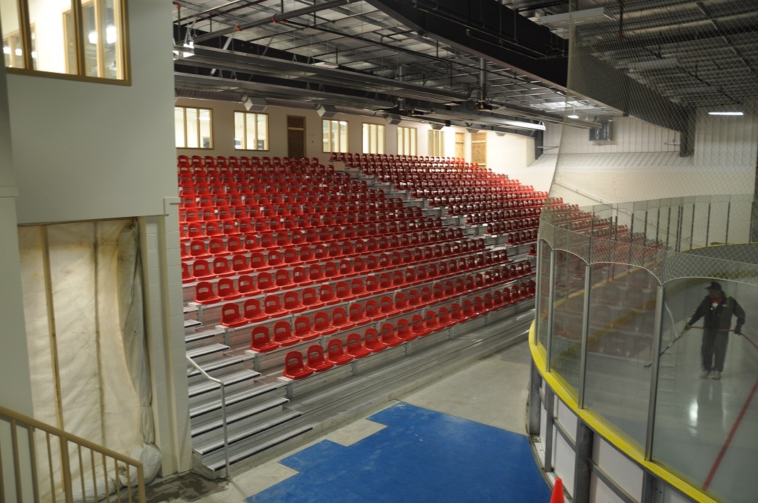 New Arena Grandstand Bleachers for Frog Lake Arena Phase 2 of 3