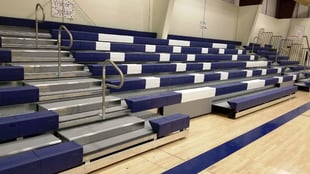 New Gym Bleachers for Omaha Christian Academy