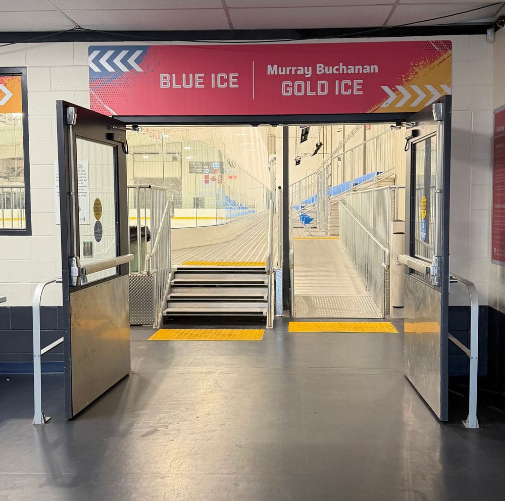 arena-bleacher-entrance-airdrie-AB