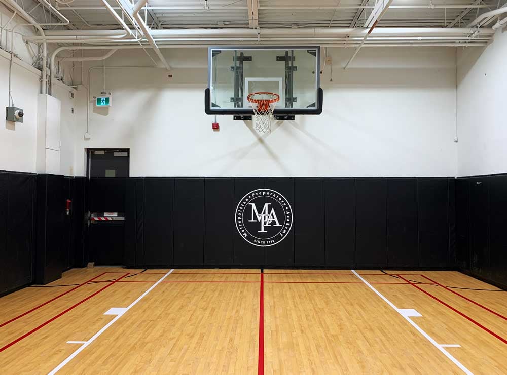 Wall Padding, Netting and Basketball Systems for Metropolitan Prep Academy