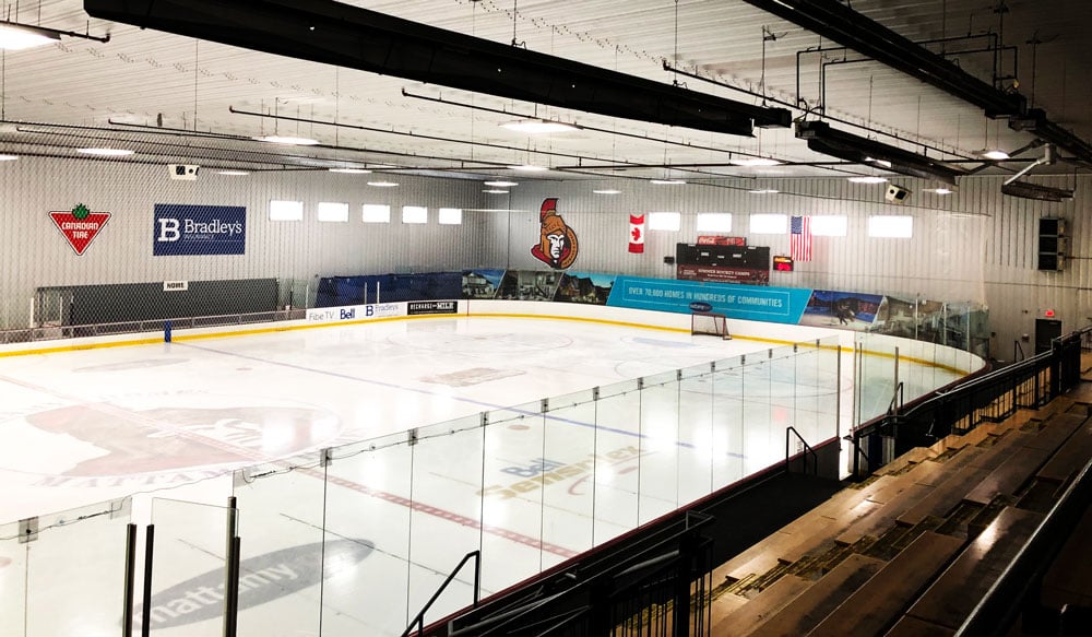 New Arena Safety Netting for the Bell Sensplex
