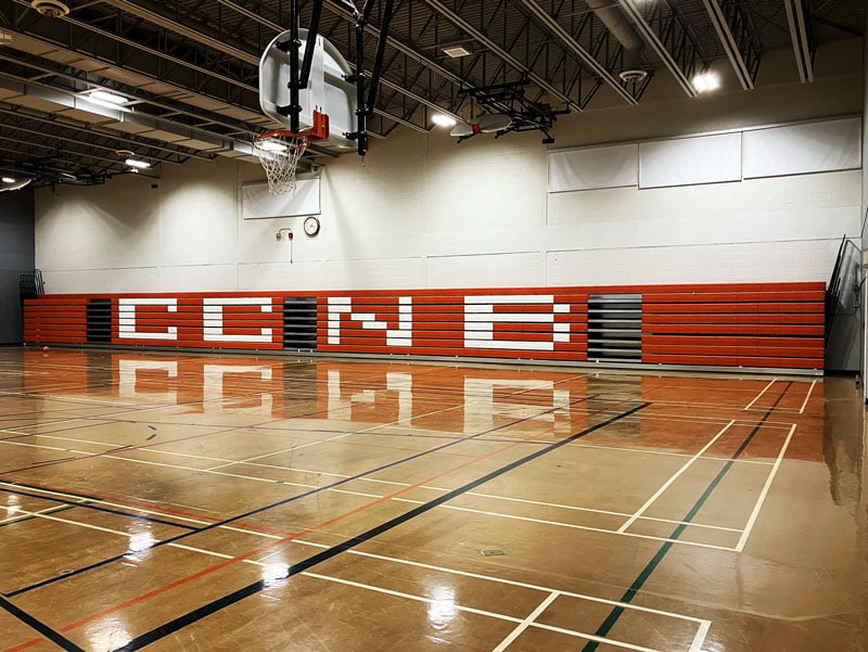 New Telescopic Bleachers for Collège communautaire du Nouveau-Brunswick ...