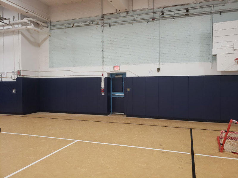 franklin-elementary-wall-padding-gym