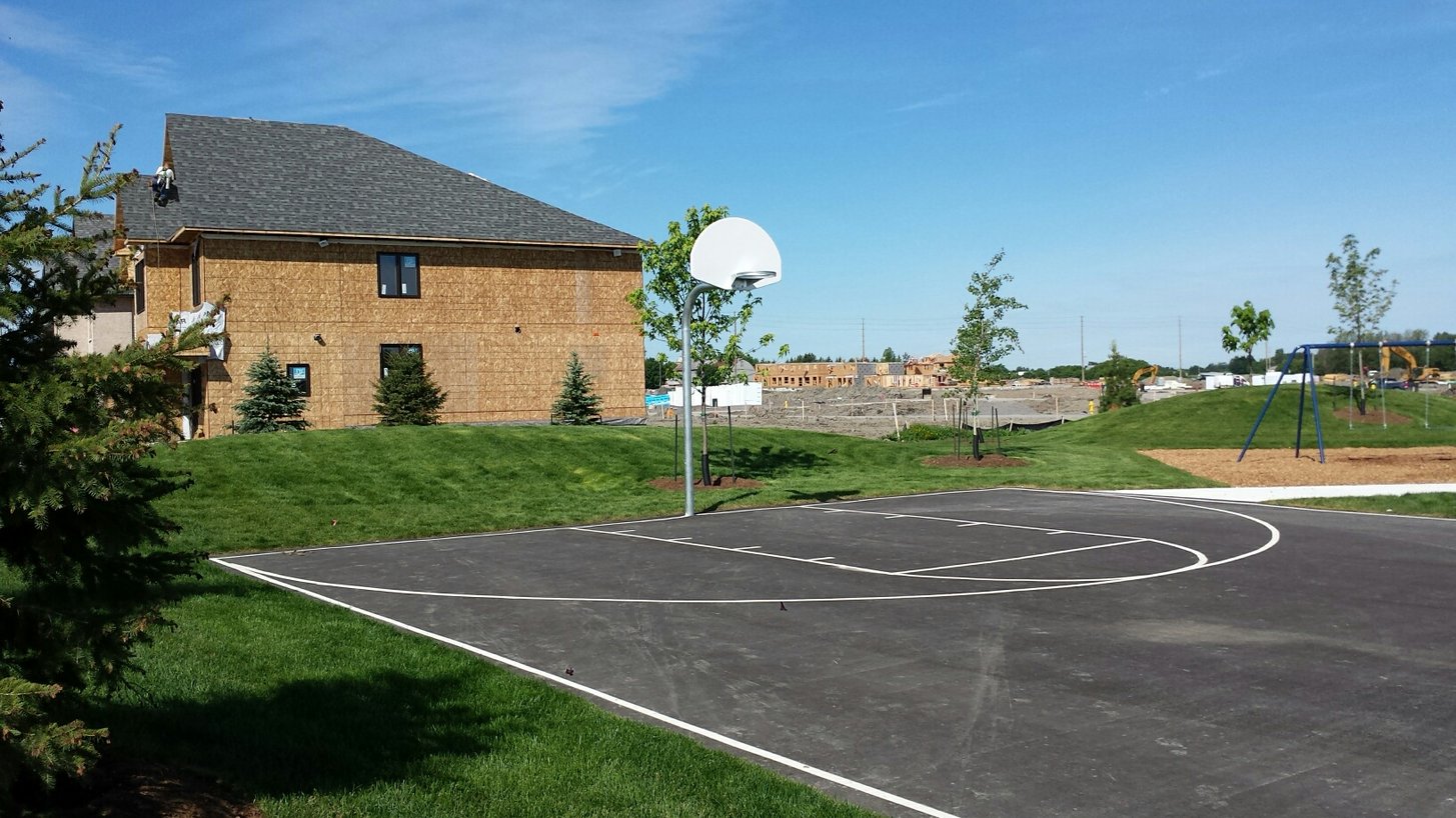 Adding Outdoor Basketball Systems to Two City of Ottawa Parks