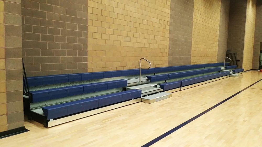 New Retractable Bleachers for the Boise Corps Salvation Army