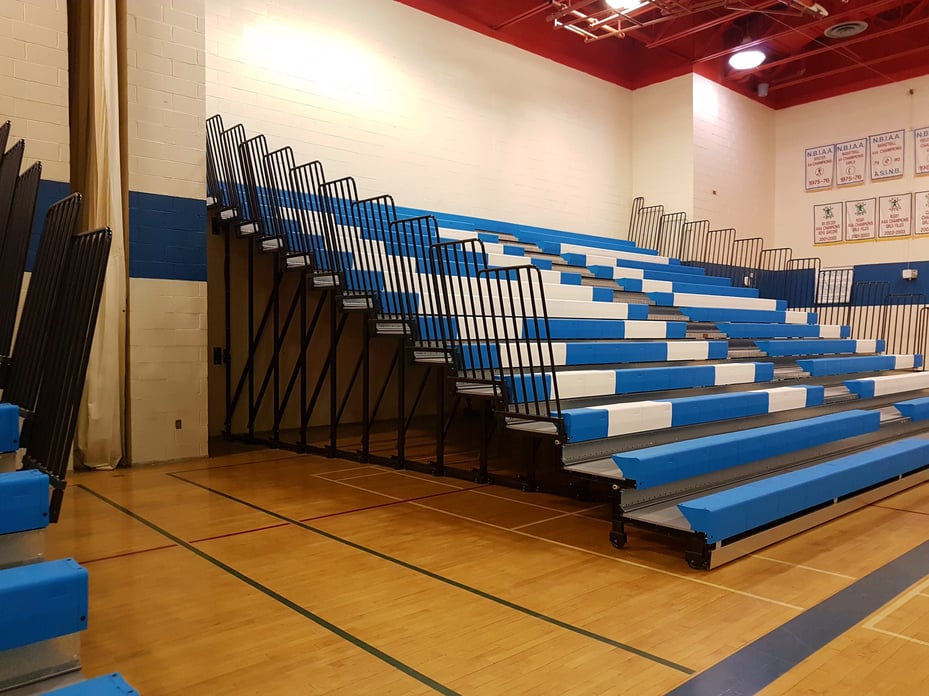 Telescopic Bleachers for Three Schools in the Anglophone South School District