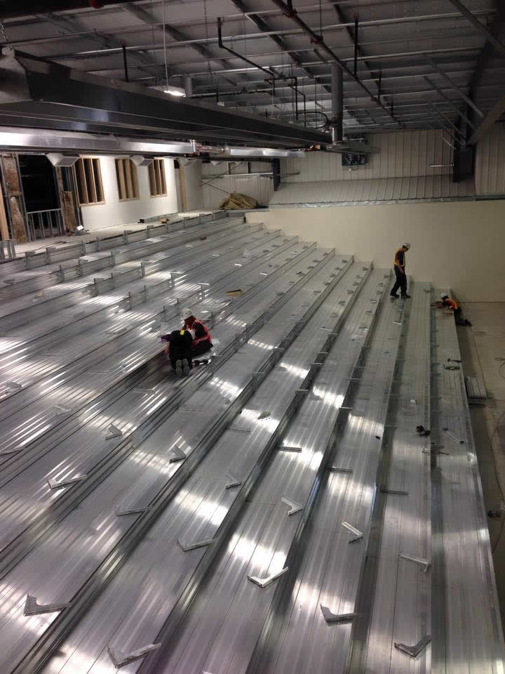 New Arena Grandstand Bleachers for Frog Lake Arena Phase 1 of 3