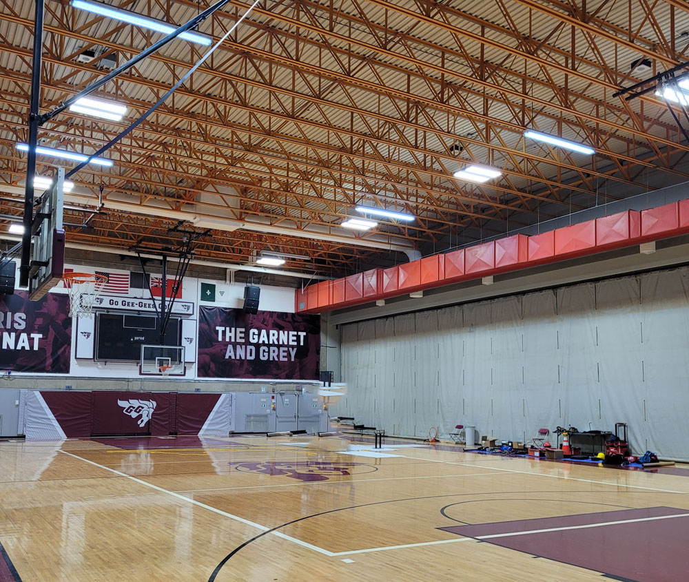 Condemned Basketball System Replacement at University of Ottawa